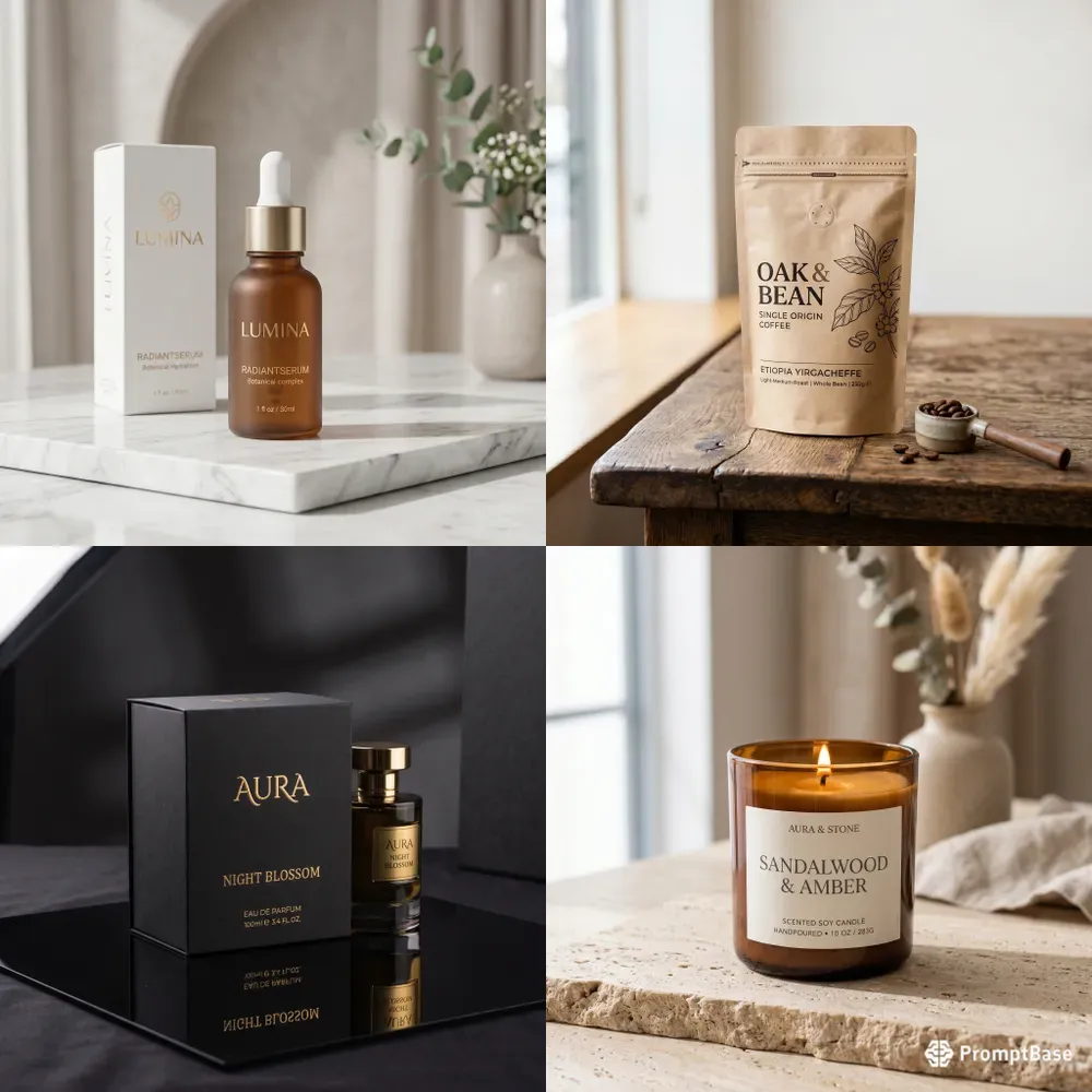 Luxury Packaging Mockup Photography