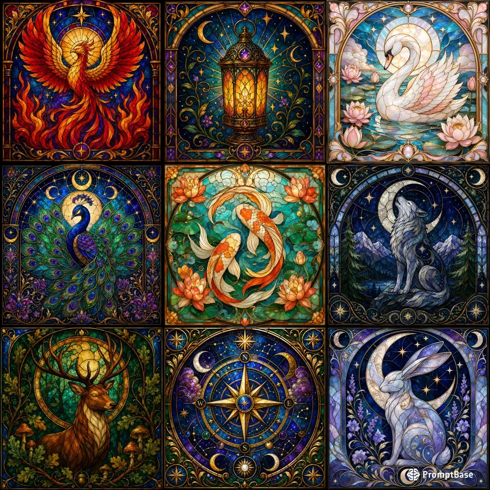 Stained Glass Fantasies