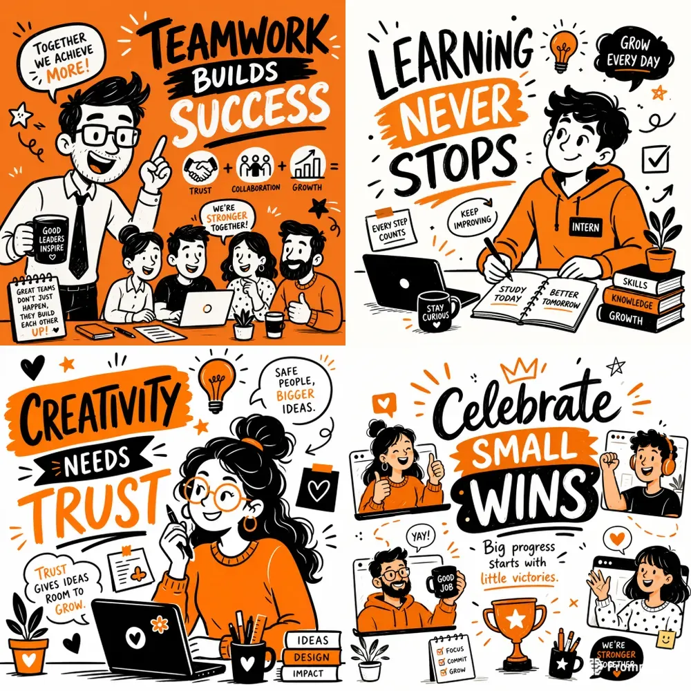Creative Doodle Posters