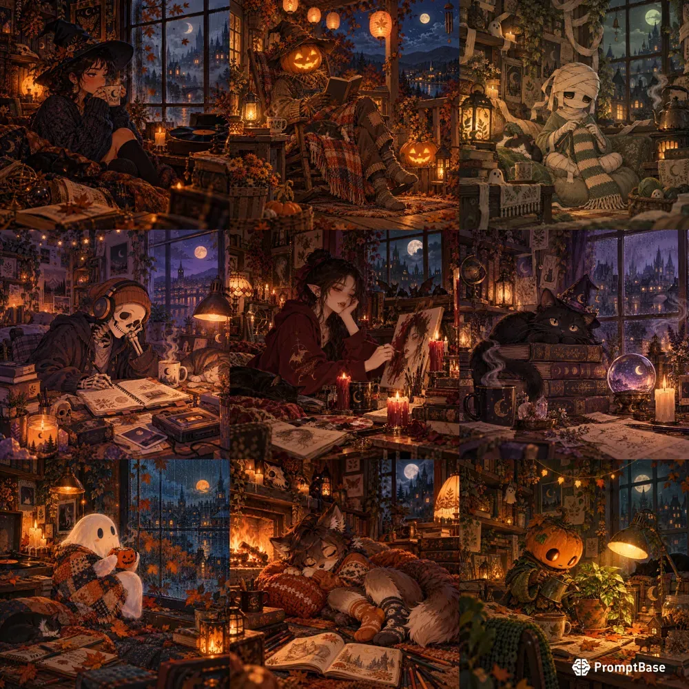 Haunted Lofi Chill Portraits