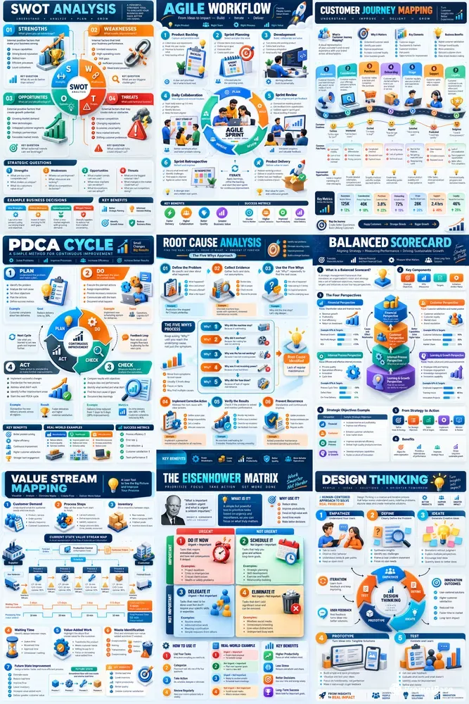 Modern Business Method Infographics