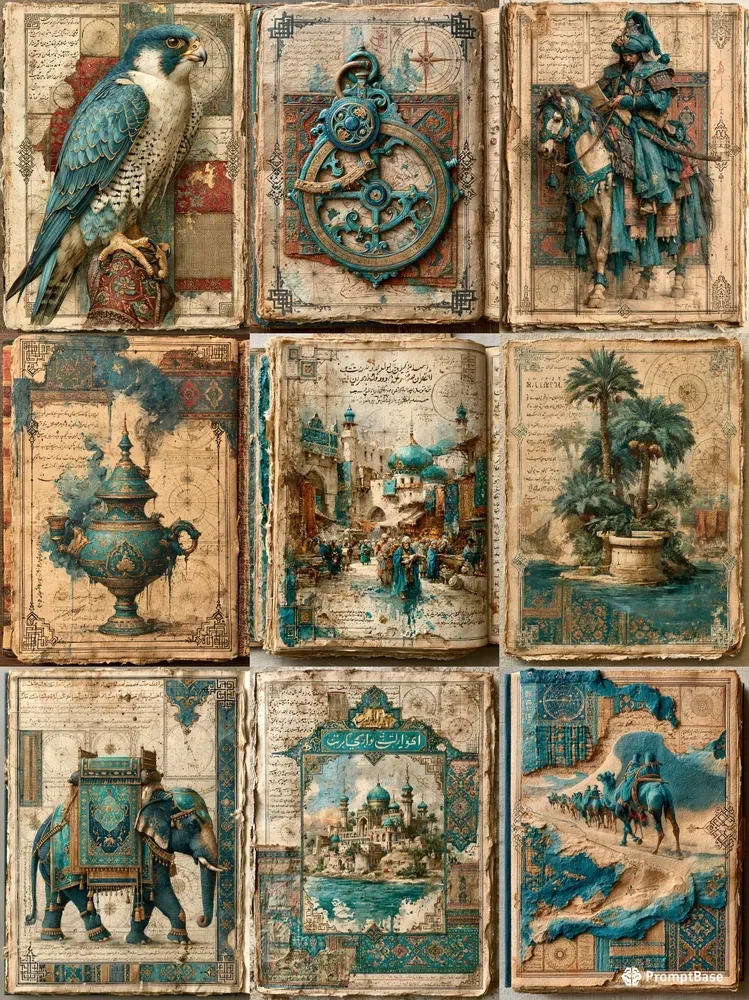Persian Silk Road Journal Pages