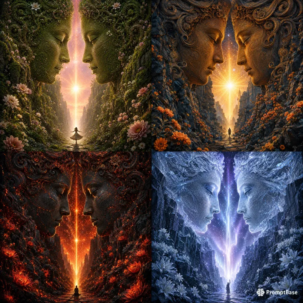 Valleys Of Ancient Faces