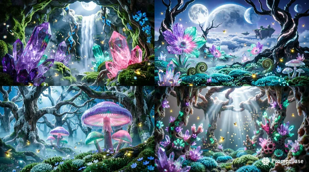 Mystical Luminescent Worlds Collections