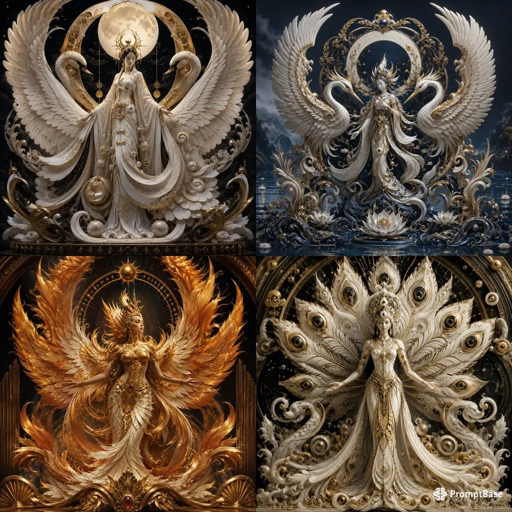 Celestial Winged Elegances