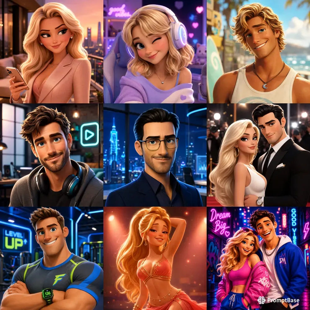 Cinematic 3D Avatar Portraits Generator