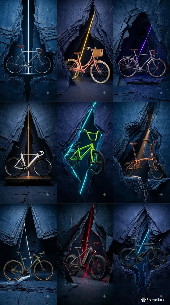 Indigo Washi Bicycle Stages