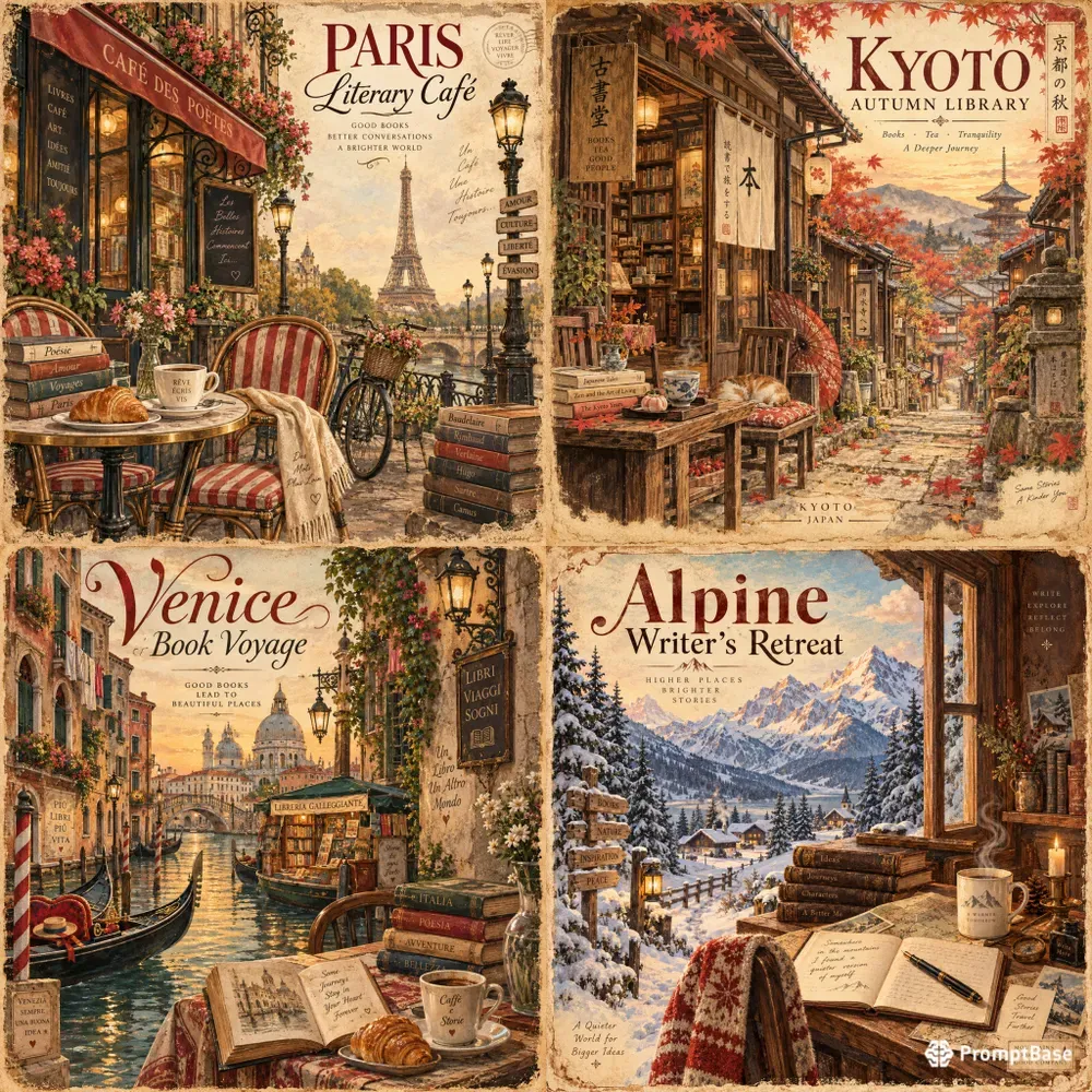 Whimsical Vintage Storybook Travels