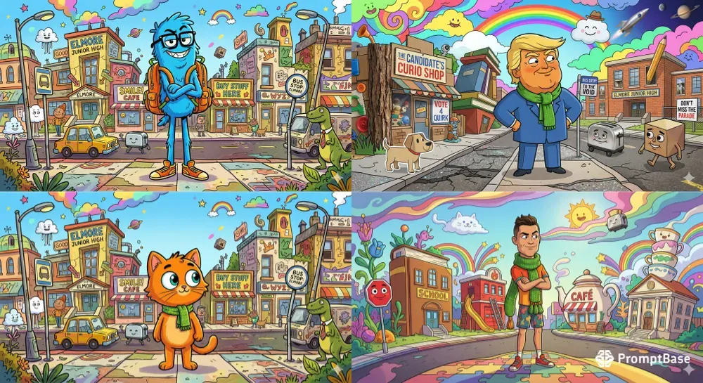 Whimsical Cartoon Characters