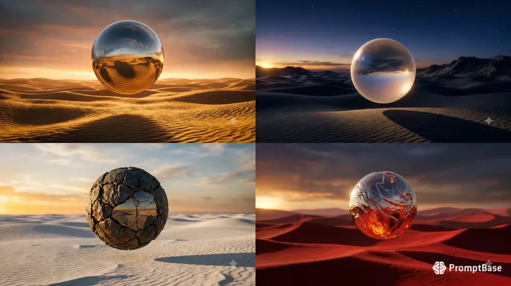 Luxury Minimalist Desert Wall Art Pods