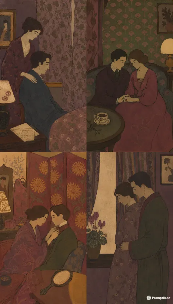 Les Nabis Romantic Couples Posters