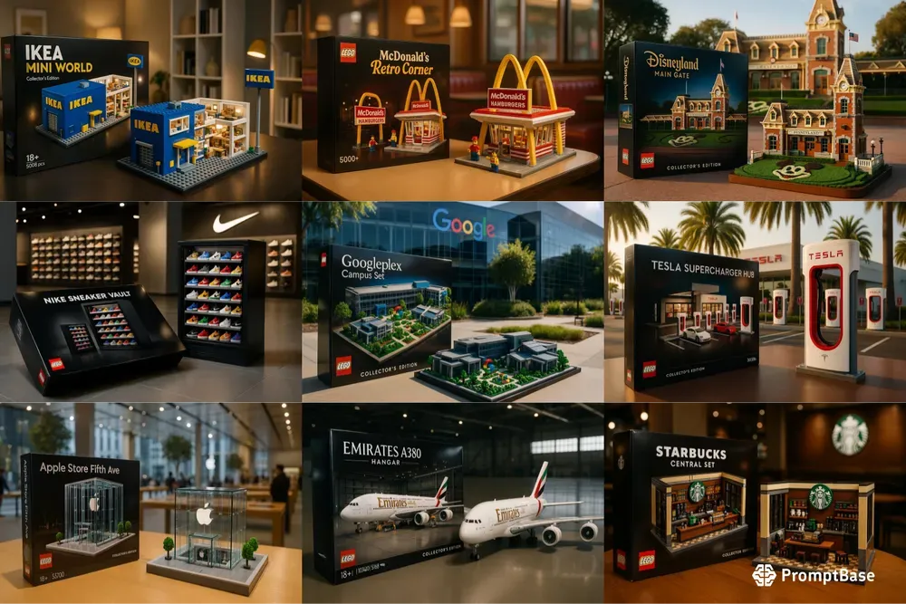Luxury Lego Mega Retail Sets