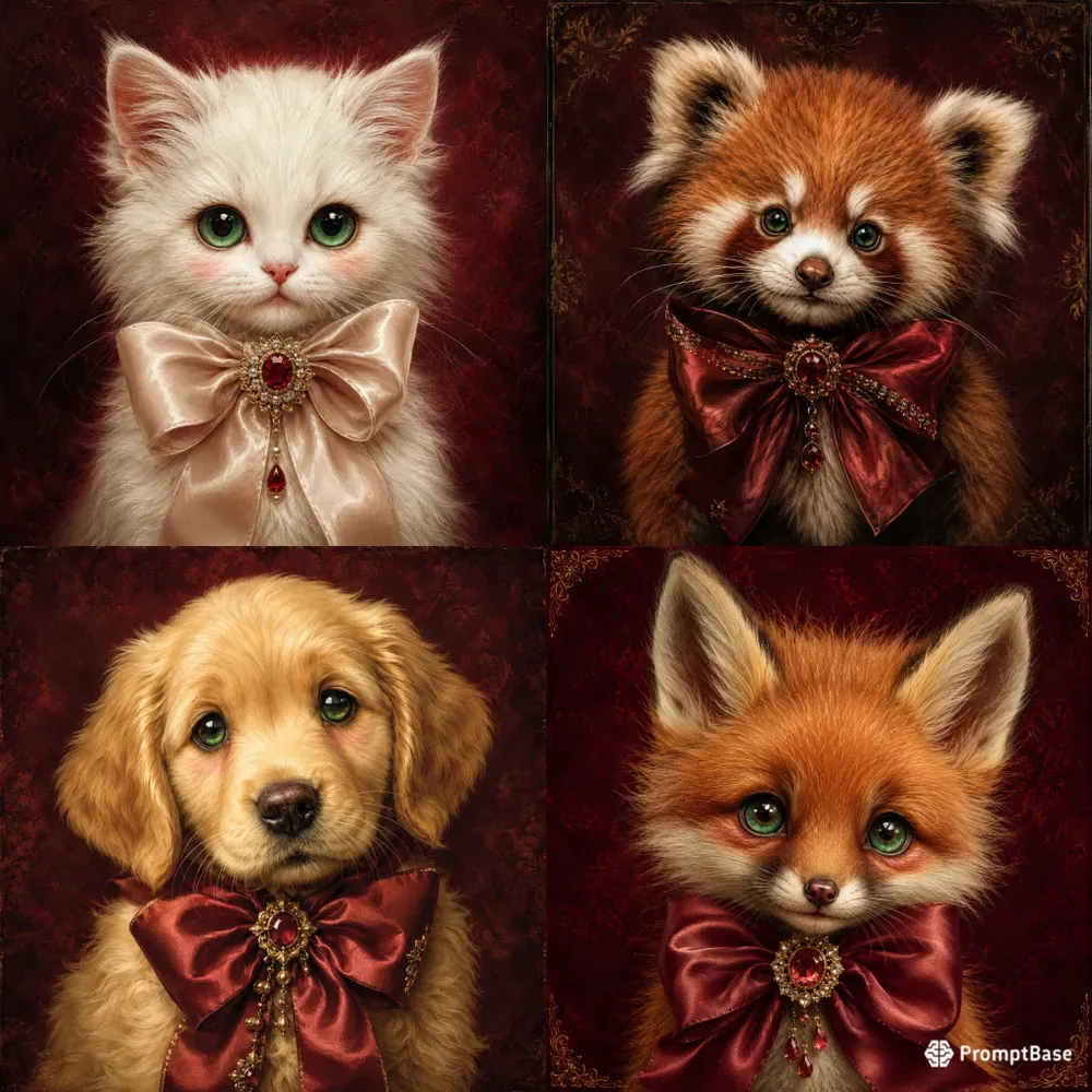 Vintage Animal Portraits