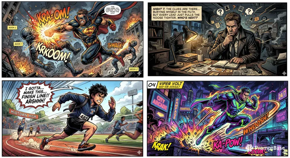Comic Book Panel Generation