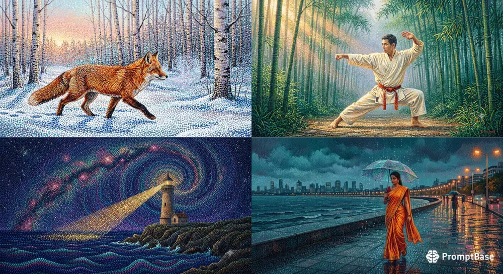 Pointillism Art Generator