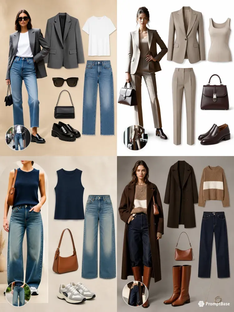 Fashion Outfit Decomposition Collages