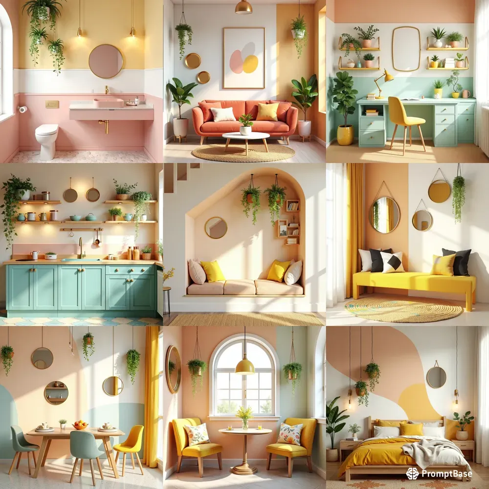 Soft Pastel Interior Designs