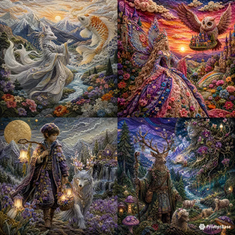 Dreamwoven Fiber Fantasy Art