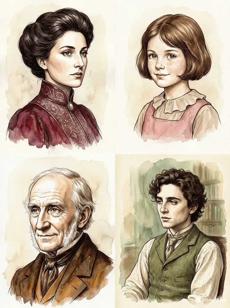 Golden Age Storybook Heirloom Portraits