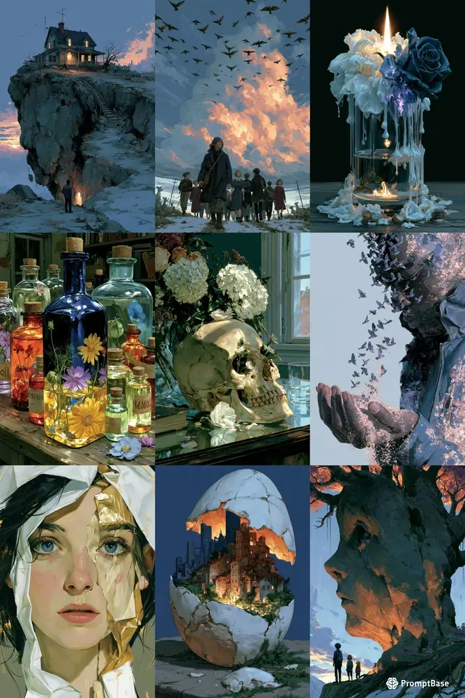 Surreal Storytelling Art Generator