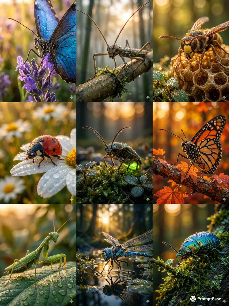 4K Macro Nature Insect Photography Packs