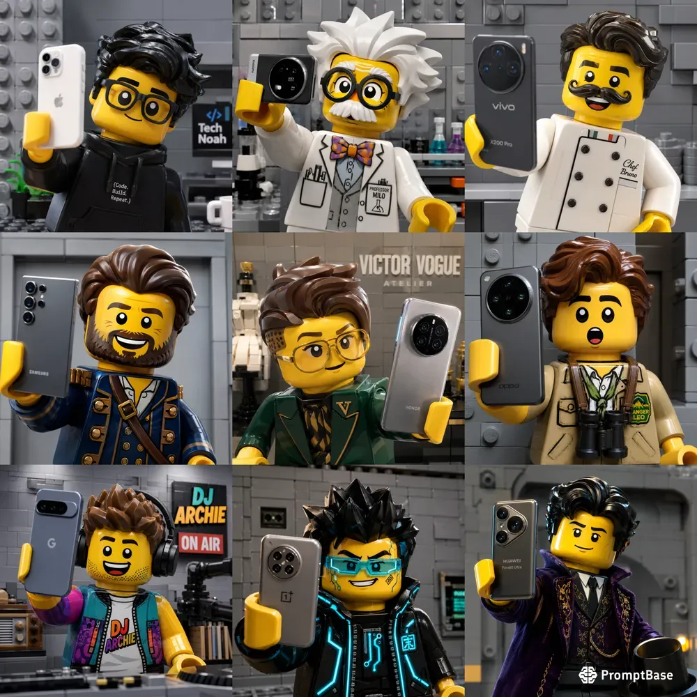 Lego Selfie Minifigure Creators