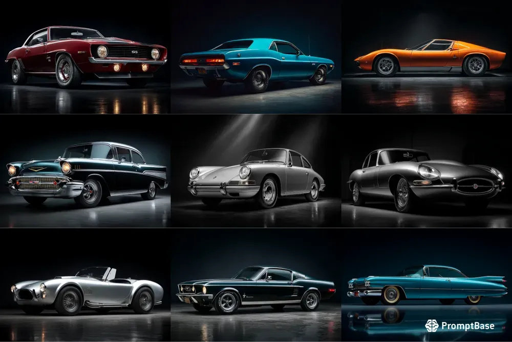 Cinematic Classic Cars Hero Photos