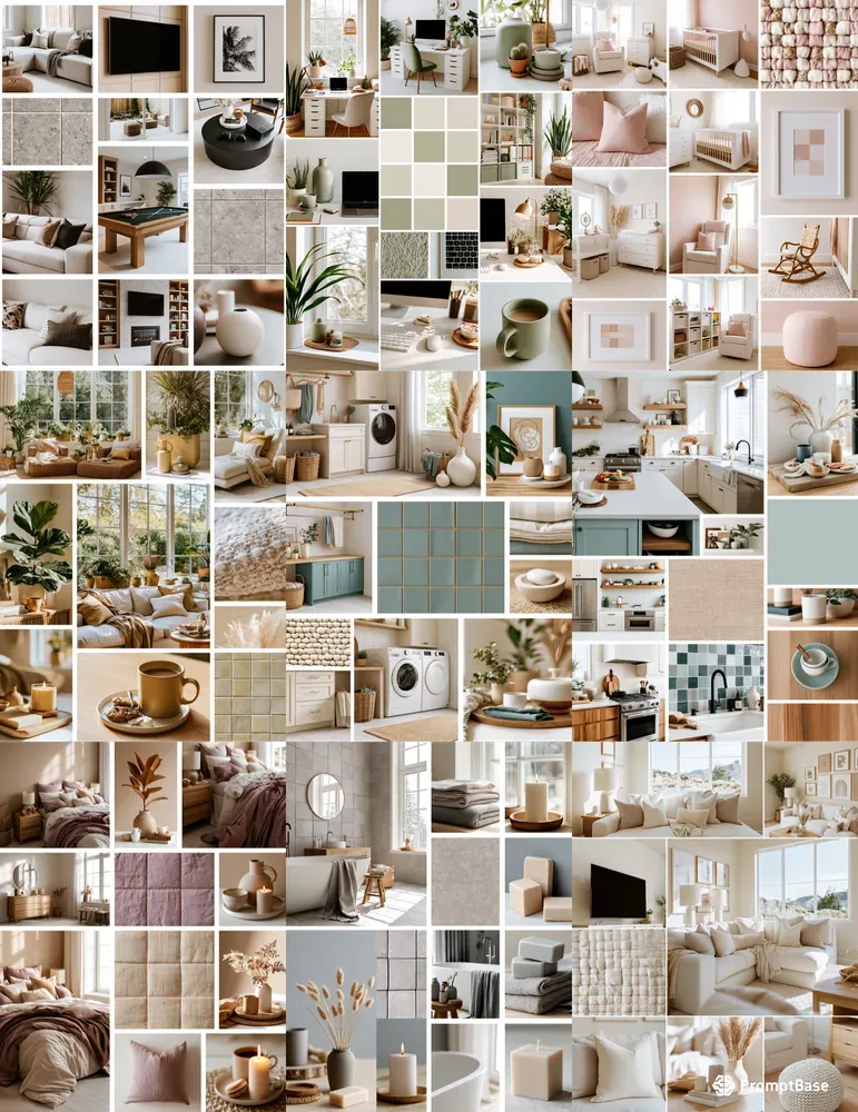 Interior Design Mood Board Sheets
