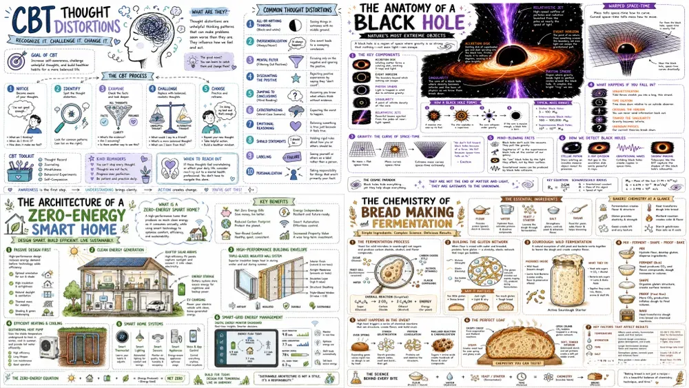 Educational Sketchnote Whiteboards