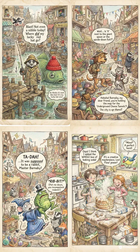 Storybook Comic Illustrations
