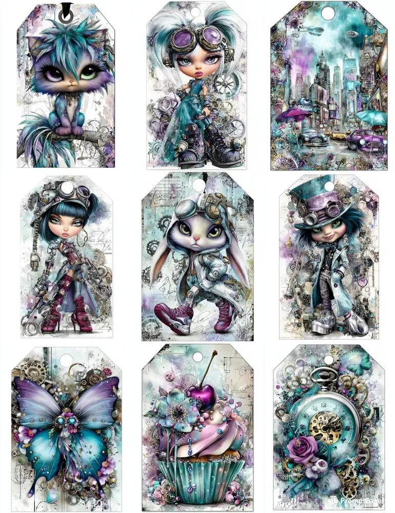 Alice In Cyberpunk World Product Tags