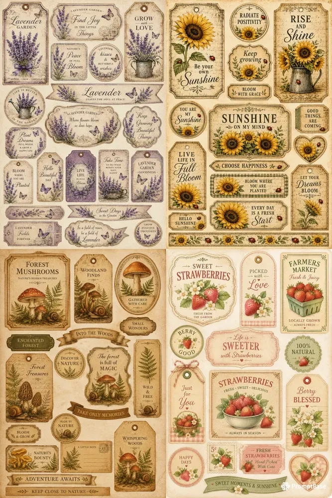 Vintage Bee Label Collections