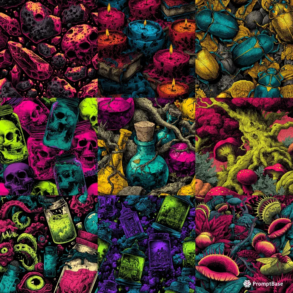 Psychedelic Alchemy Patterns