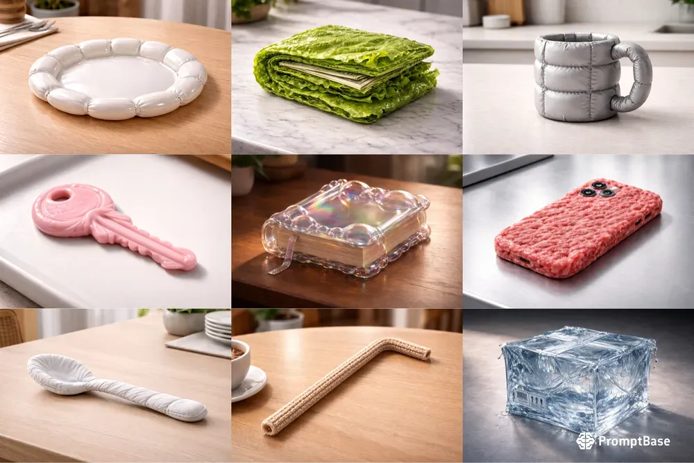 Impossible Material Reimagined Objects