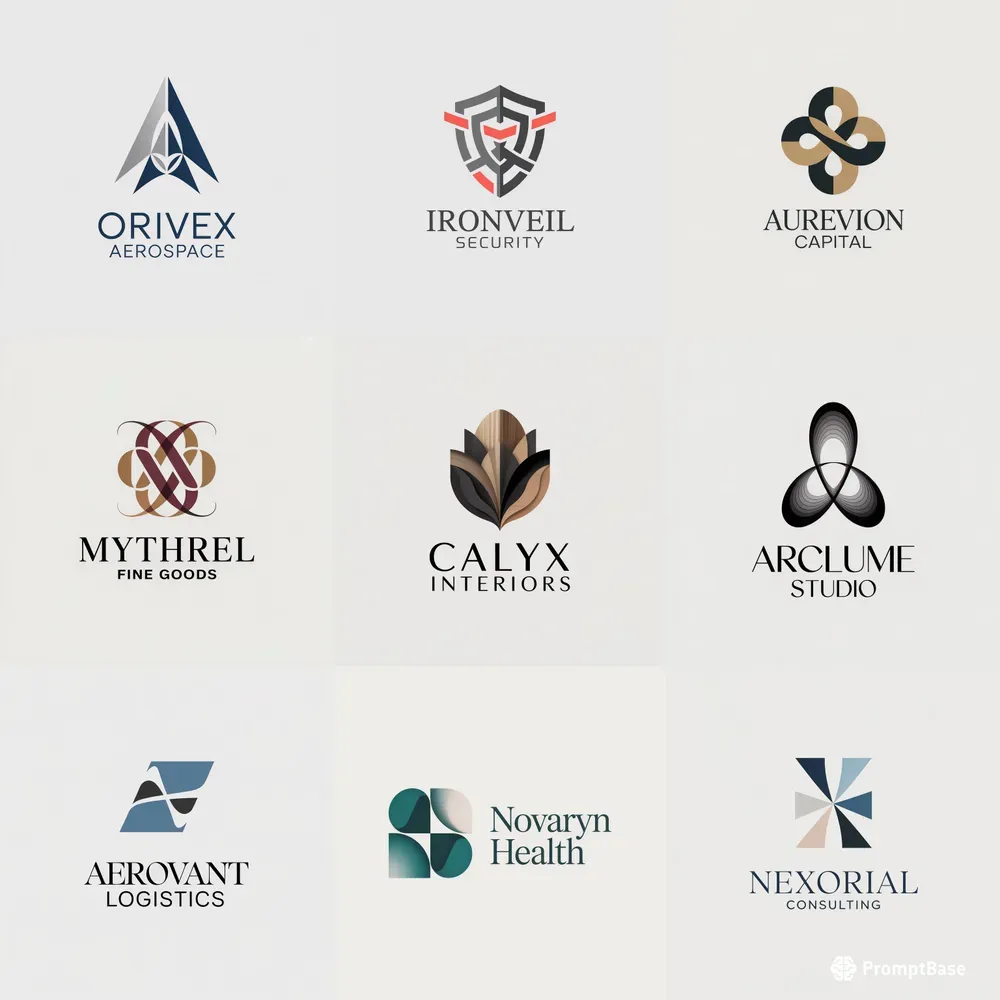 Modern Abstract Brand Mark Logos