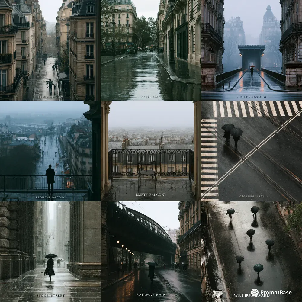 Rainy Urban Photo Covers