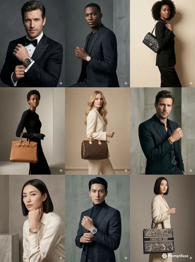 Luxury Product Model Advertisements