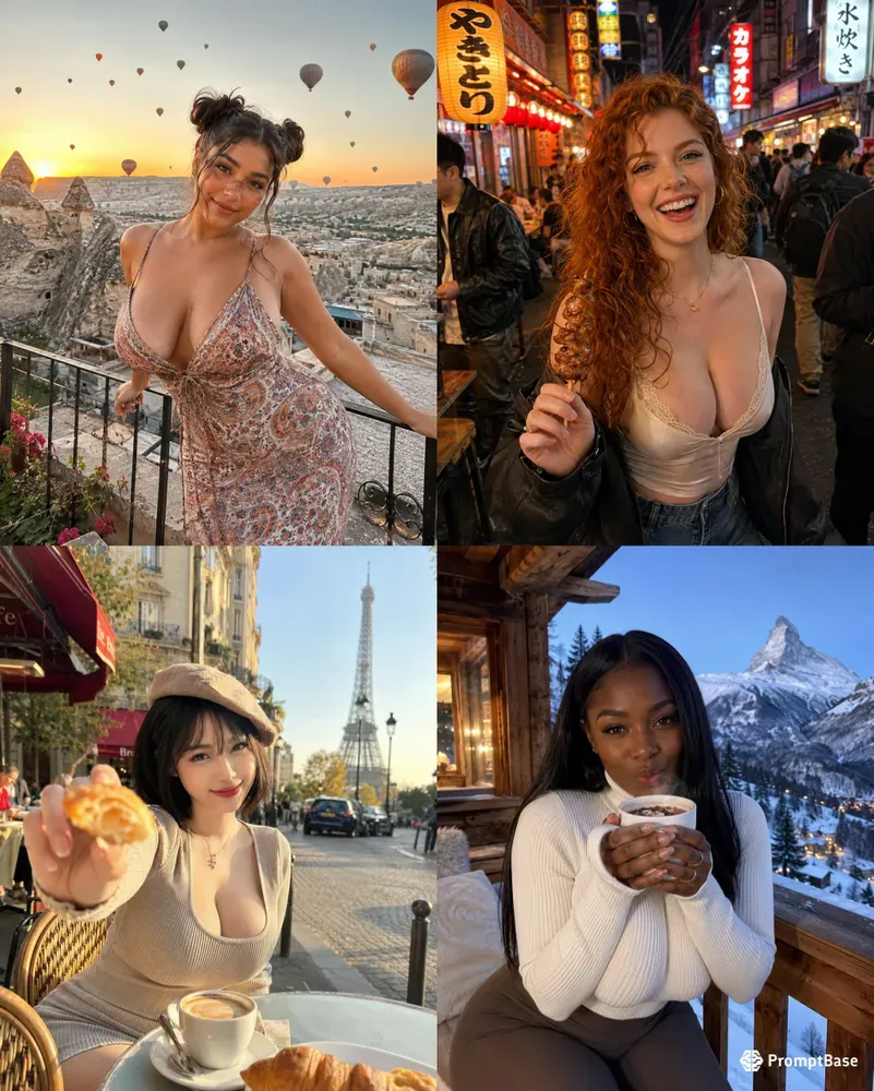Candid Travel Girlfriend Povs