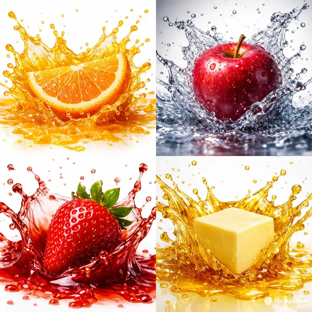 Highspeed Liquid Splash Macro Shots