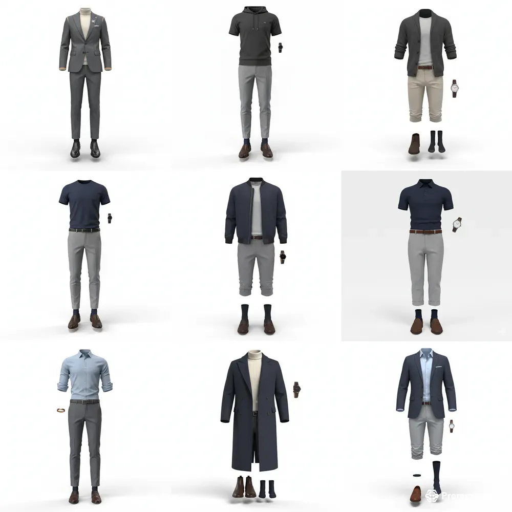 Mens Fashion Outfits Generator
