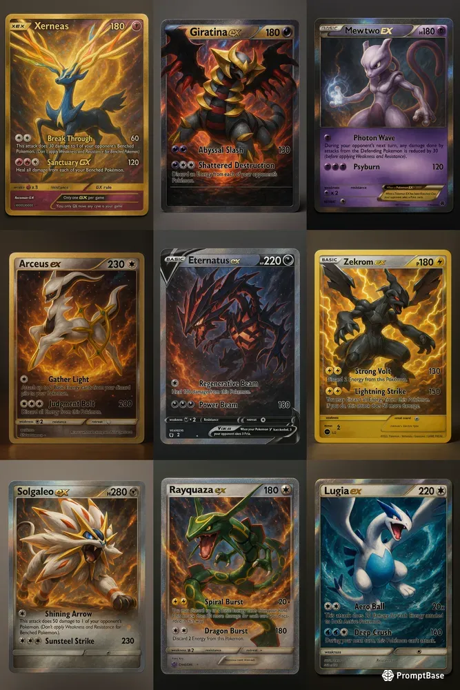 Realistic Pokemon Trading Card Games