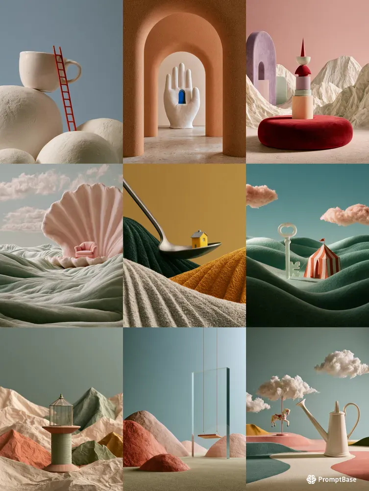 Weightless Art Worlds