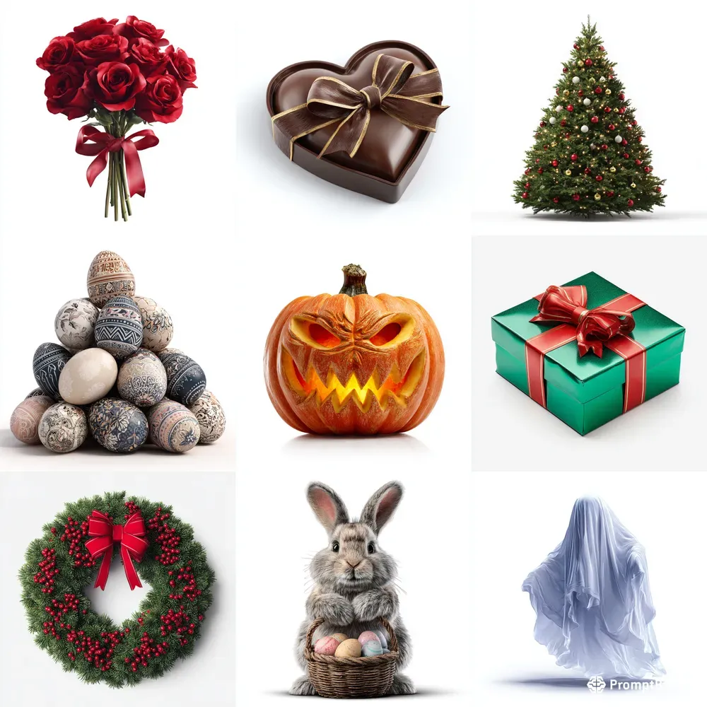 Seasonal Png Product Mockups Packs
