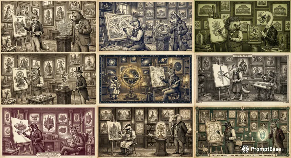 Luxury Vintage Illustrations