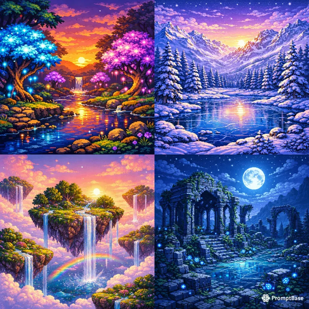 Pixel Art World Generator