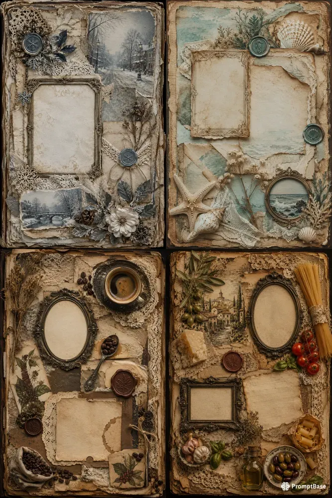 Vintage Scrapbook Journals