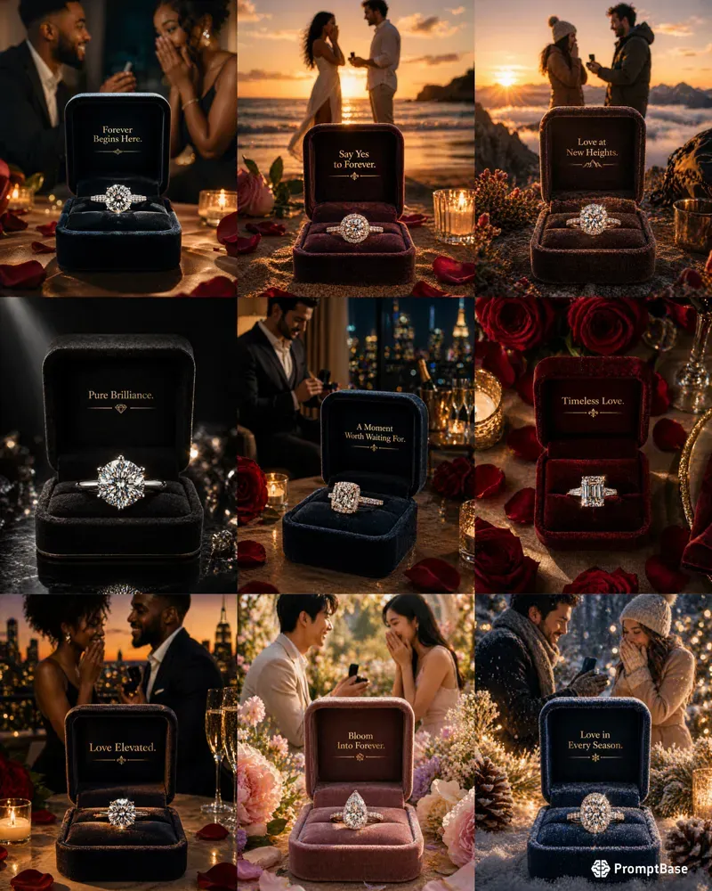 Luxury Diamond Ring Display Products