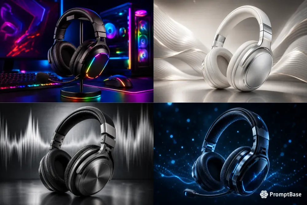 Premium Headset Advertisement Generator