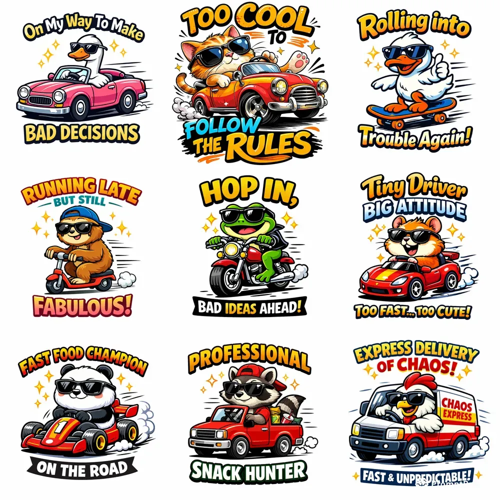 Funny Animal Driver Tshirts