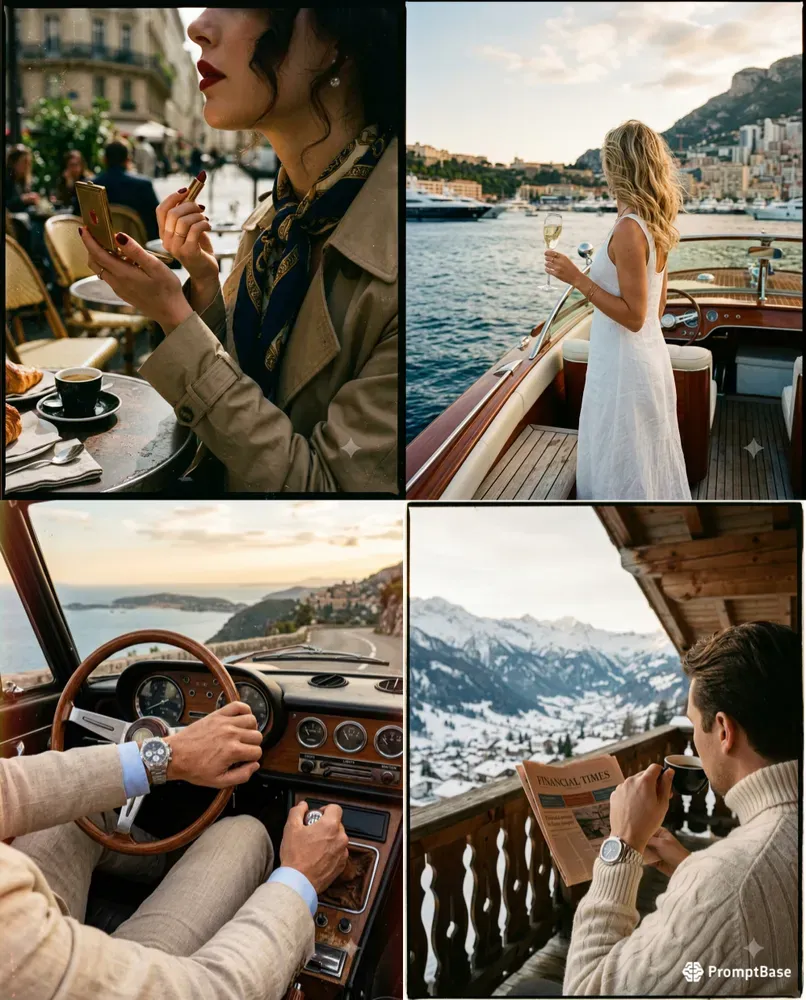Faceless Old Money Luxury Lifestyles